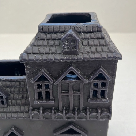 Vintage Pottery Barn Vintage Wax Haunted House Votive Candle Holder Halloween - Picture 3 of 17
